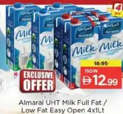 Nesto Almarai UHT Milk Full Fat / Low Fat Easy Open offer