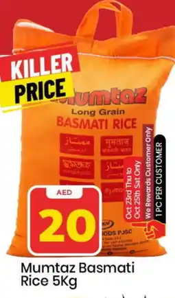 Mark & Save mumtaz Basmati / Biryani Rice offer