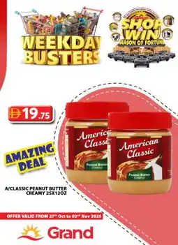 Grand Hyper Market AMERICAN CLASSIC Peanut Butter offer