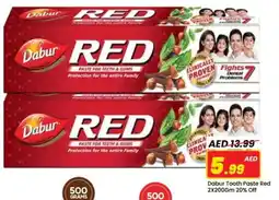Mark & Save DABUR RED Toothpaste offer