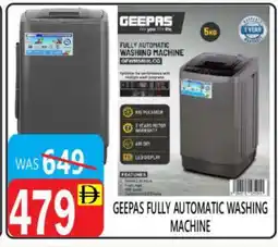 United Hypermarket GEEPAS Washer / Dryer offer