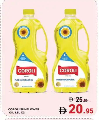 Kerala Hypermarket COROLI Sunflower Oil offer