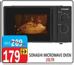 United Hypermarket SONASHI Microwave Oven offer