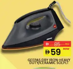 Mango Hypermarket LLC GEEPAS Ironbox offer