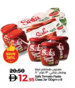 Lulu Hypermarket SAFA Tomato Paste offer
