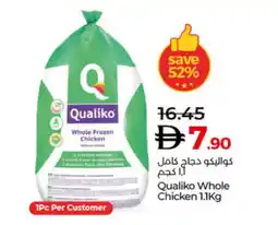 Lulu Hypermarket QUALIKO Frozen Whole Chicken offer