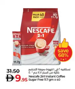 Lulu Hypermarket NESCAFE Coffee 3in1 offer