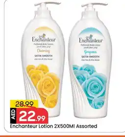 Mark & Save Enchanteur Body Lotion & Cream offer
