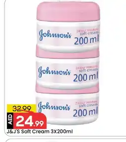 Mark & Save JOHNSONS Face cream offer