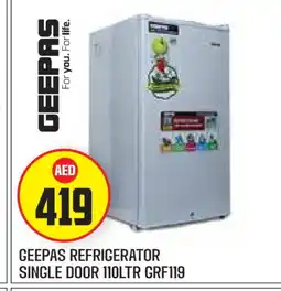 Baniyas Spike Hypermarket GEEPAS Refrigerator offer