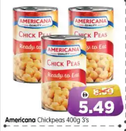 Al Madina Hypermarket AMERICANA Chick Peas offer
