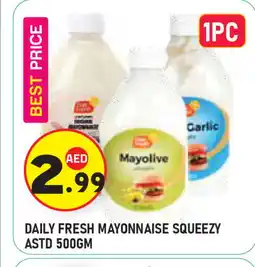 Baniyas Spike Hypermarket DAILY FRESH Mayonnaise offer