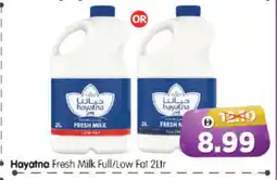 Al Madina Hypermarket HAYATNA Fresh Milk offer