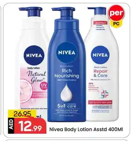 Mark & Save Nivea Body Lotion & Cream offer