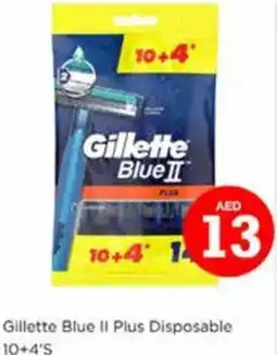 Nesto Gillette blue ii plus disposable 10+4's offer