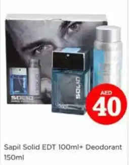 Nesto Sapil solid edt 100ml+ deodorant oriense profesional shampo offer