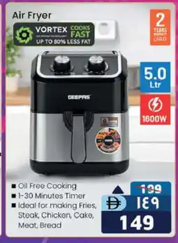 Safari Hypermarket GEEPAS Air Fryer offer