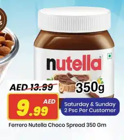 Mark & Save NUTELLA Chocolate Spread offer