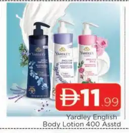 Al Madina YARDLEY Body Lotion & Cream offer