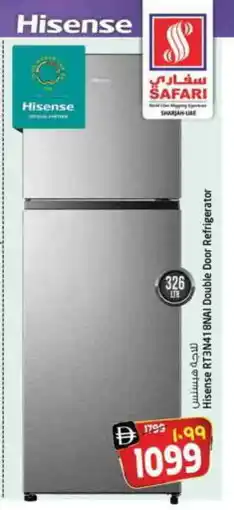 Safari Hypermarket HISENSE Refrigerator offer