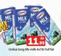 Gulf Hypermarket UNIKAI Full Cream Milk offer