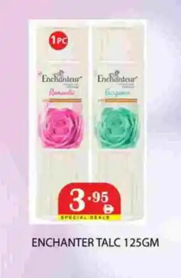 Zain Hypermarket Enchanteur Talcum Powder offer