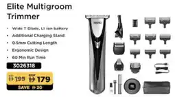 Lulu Hypermarket Elite Multigroom Trimmer offer