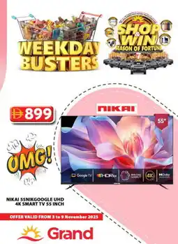 Grand Hyper Market NIKAI Smart TV offer