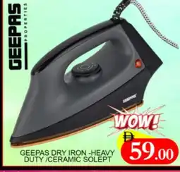 Al Madina GEEPAS Ironbox offer