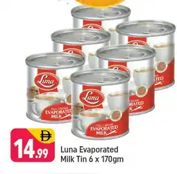 Shaklan LUNA Evaporated Milk offer