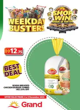Grand Hyper Market SEARA Chicken Burger offer