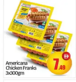 Bigmart AMERICANA Chicken Franks offer
