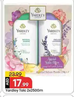 Mark & Save YARDLEY Talcum Powder offer