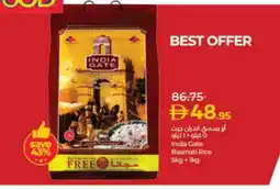 Lulu Hypermarket INDIA GATE Basmati / Biryani Rice offer