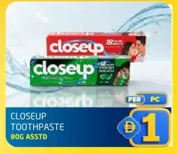 Delta Centre CLOSE UP Toothpaste offer