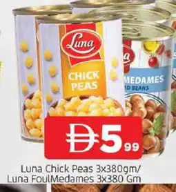 Al Madina LUNA Chick Peas offer