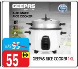United Hypermarket GEEPAS Rice Cooker offer