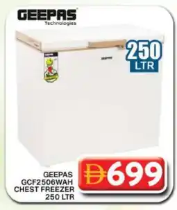 Grand Hyper Market GEEPAS Freezer offer