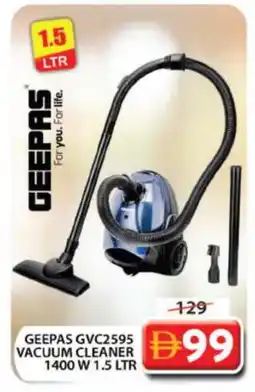 Grand Hyper Market GEEPAS Vacuum Cleaner offer