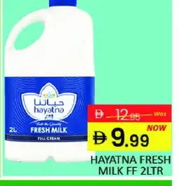 Mango Hypermarket LLC HAYATNA Fresh Milk offer