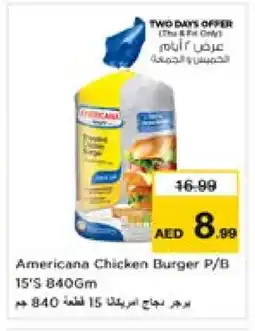 Nesto AMERICANA Chicken Burger offer