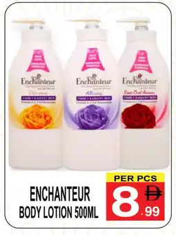 Friday Center Enchanteur Body Lotion & Cream offer