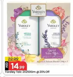 Mark & Save YARDLEY Talcum Powder offer