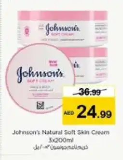 Nesto JOHNSONS Face cream offer