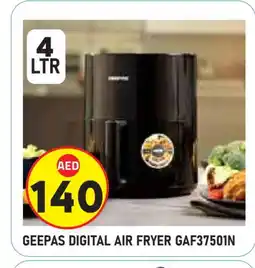 Baniyas Spike Hypermarket GEEPAS Air Fryer offer