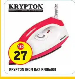 Baniyas Spike Hypermarket KRYPTON Ironbox offer