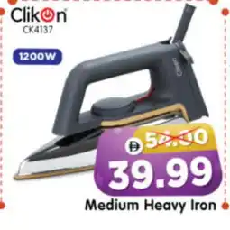 Al Madina Hypermarket CLIKON Ironbox offer