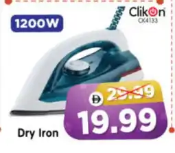 Al Madina Hypermarket CLIKON Ironbox offer