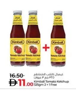Lulu Hypermarket KIMBALL Tomato Ketchup offer