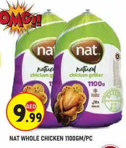 Baniyas Spike Hypermarket NAT Frozen Whole Chicken offer